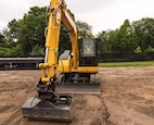 New Komatsu Excavator digging